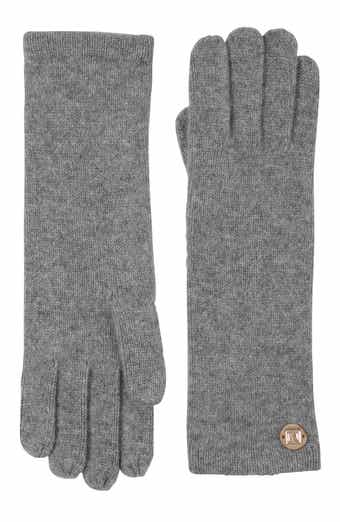 Bruno Magli Cashmere Jersey Knit Gloves