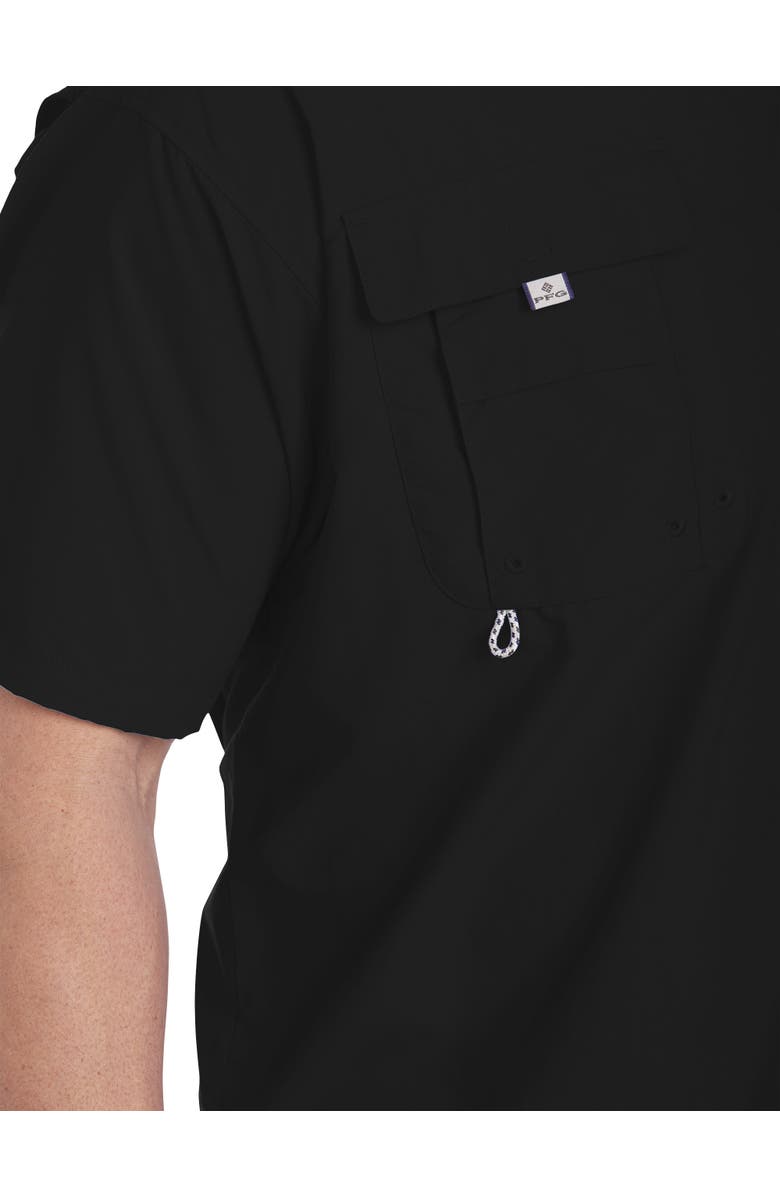 Columbia Big & Tall PFG Bahama II Short-Sleeve Sport Shirt, Alternate, color, Black