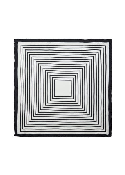 Stripe Mood Silk Bandana Scarf 26