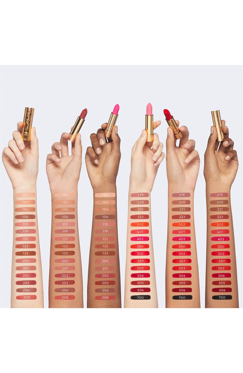 Gucci Rouge à Lèvres Satin Lipstick, Alternate, color, 123 Auroral Amber