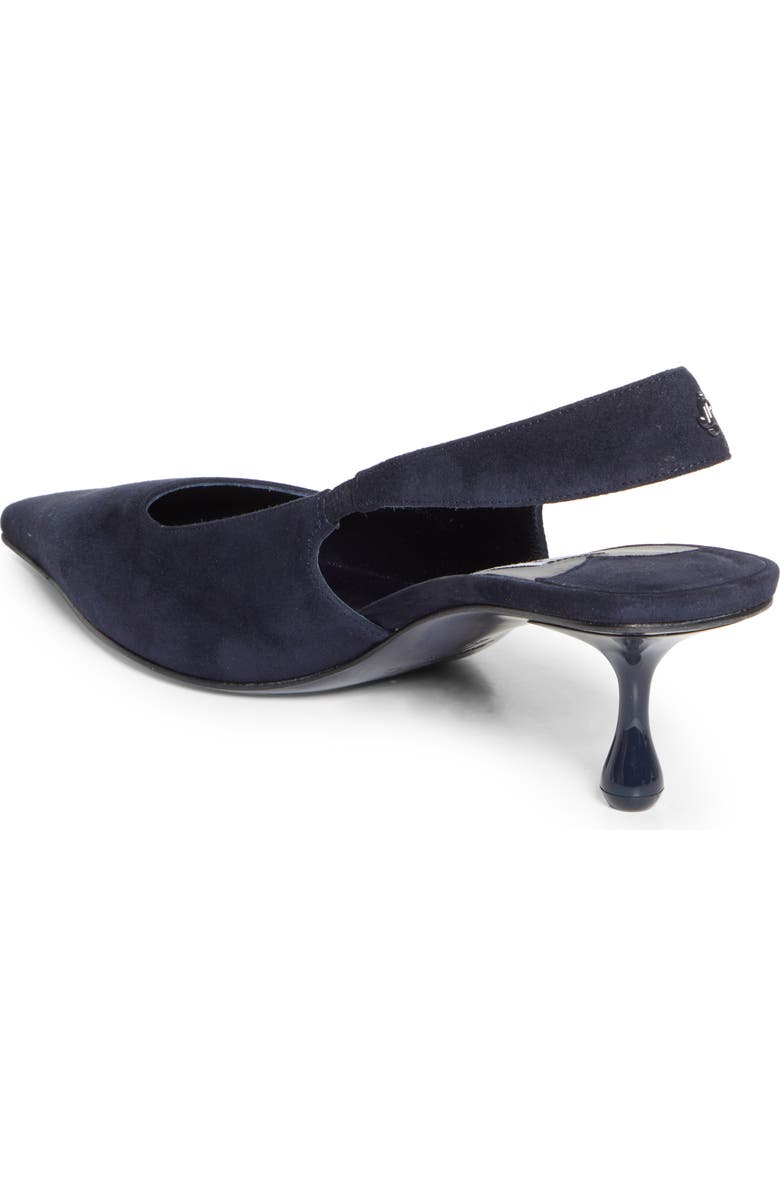 Jimmy Choo Amel Pointed Toe Slingback Pump, Alternate, color, Marine