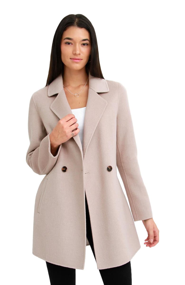 Belle & Bloom Electric Feel Drawstring Coat, Alternate, color, Sand