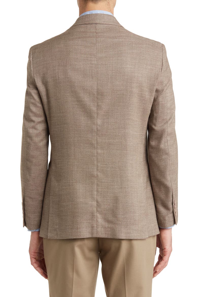Jensen Taupe Structure Weave Sport Coat, Alternate, color, TAUPE