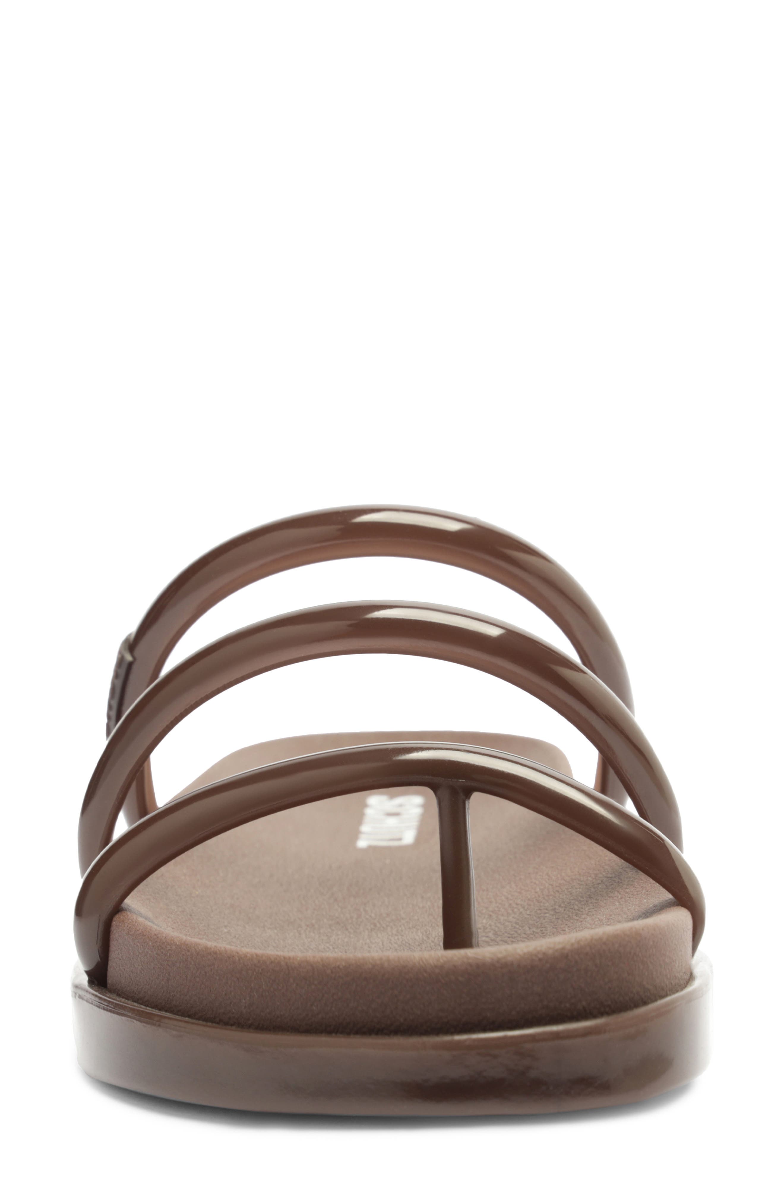 Schutz Polly Sporty Platform Sandal, Alternate, color, Marrom Chocolate Bar