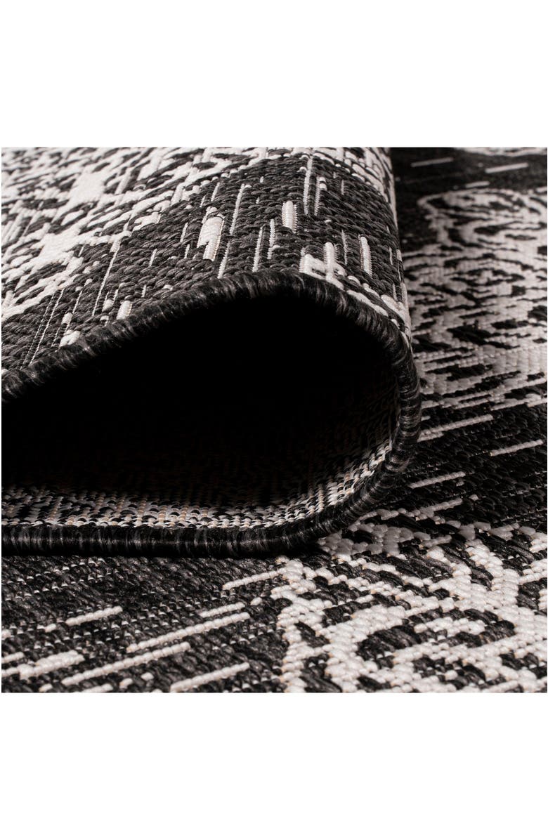 JONATHAN Y Galon Filigree Indoor/Outdoor Area Rug, Alternate, color, Black/Ivory