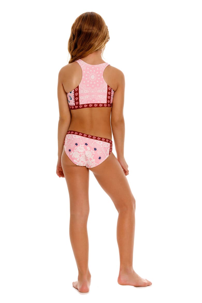 Kids' Giana Atma Two-Piece Swimsuit, Alternate, color, PINK MULTI