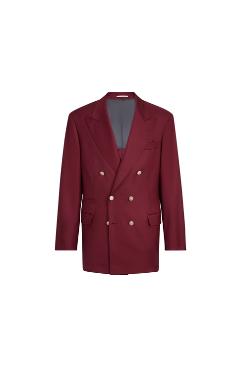 Blazer with metal buttons