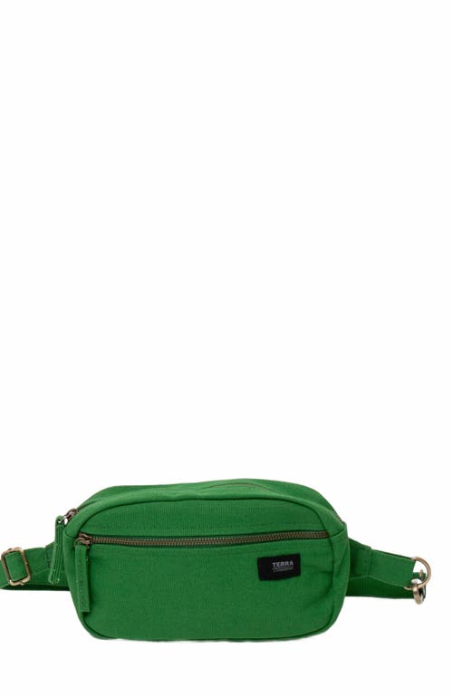 Terra Thread Organic Cotton Sling Belt Bag in Moss Green at Nordstrom