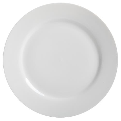 Gibson Home Noble Court 7.5 Inch Dessert Plate Set , Set Of 12 In White