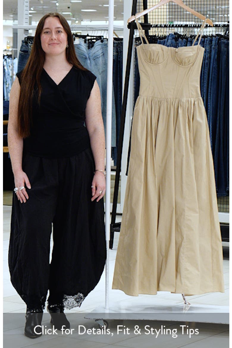 Rona Cotton Corset Maxi Dress video