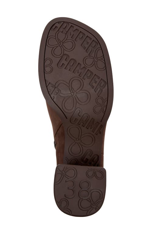 Camper Kora Square Toe Boot In Brown