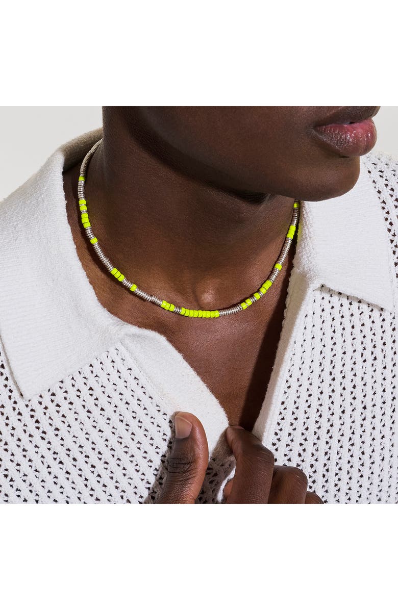 John Hardy Heishi Necklace, Alternate, color, Silver/ Yellow