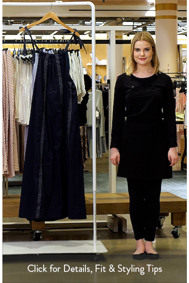 Tie Strap Trapeze Midi Sundress video