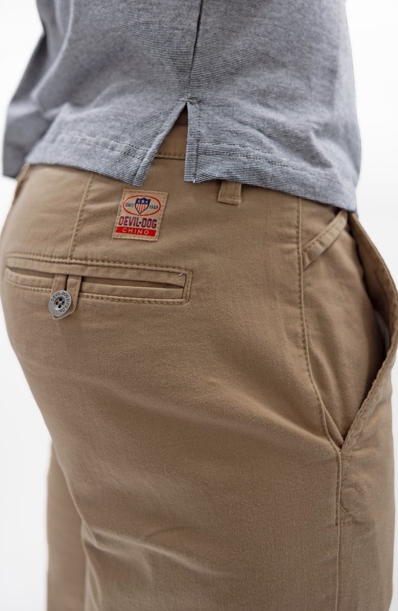 Devil-Dog Dungarees Performance Stretch Chino Pants, Alternate, color, Dark Khaki