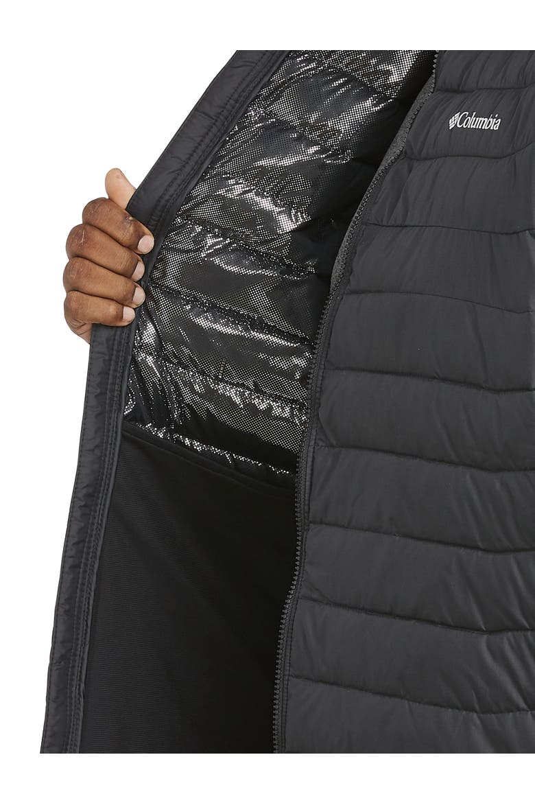 Powder Lite Quilted Vest, Alternate, color, BLACK
