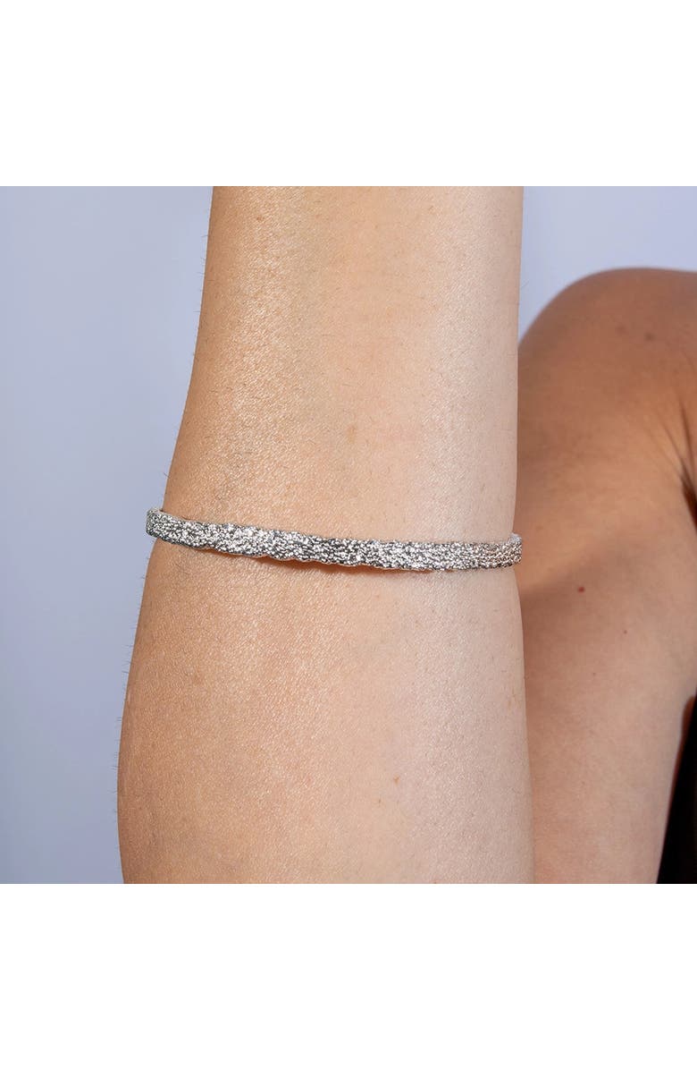 Lucy Quartermaine Hula Bangle, Alternate, color, Sterling Silver