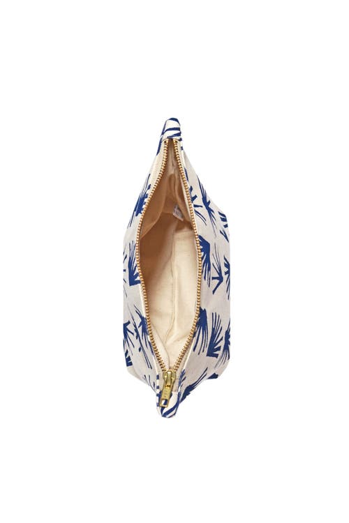 Dance Happy Ginkgo Cosmetic Bag In Navy