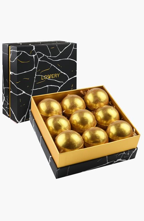 Lovery 24k Gold Bath Bombs Gift Box In Gold