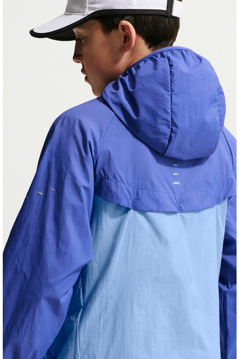 Kids' Stride Water Repellent Jacket, Alternate, color, LAPIS/ ROYAL PULSE