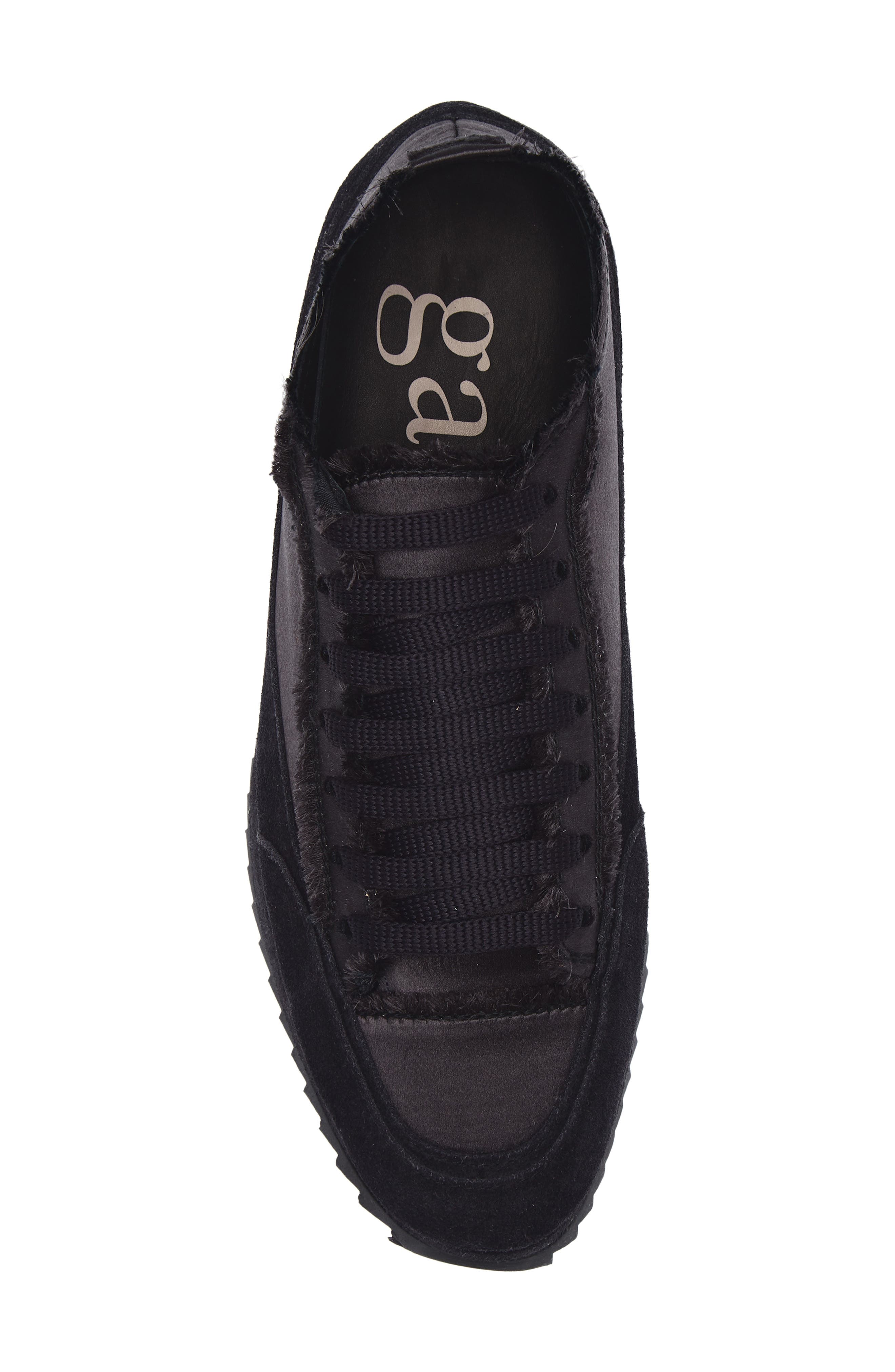 Pedro Garcia Orella Platform Sneaker, Alternate, color, Off Black - Tonal