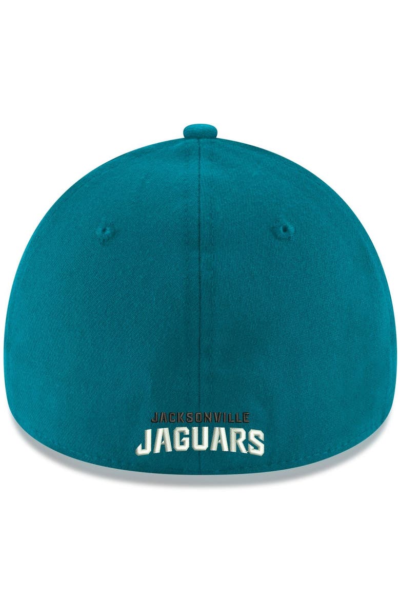 New Era Men's New Era Teal Jacksonville Jaguars 39THIRTY Flex Team Classic Hat, Alternate, color, Teal