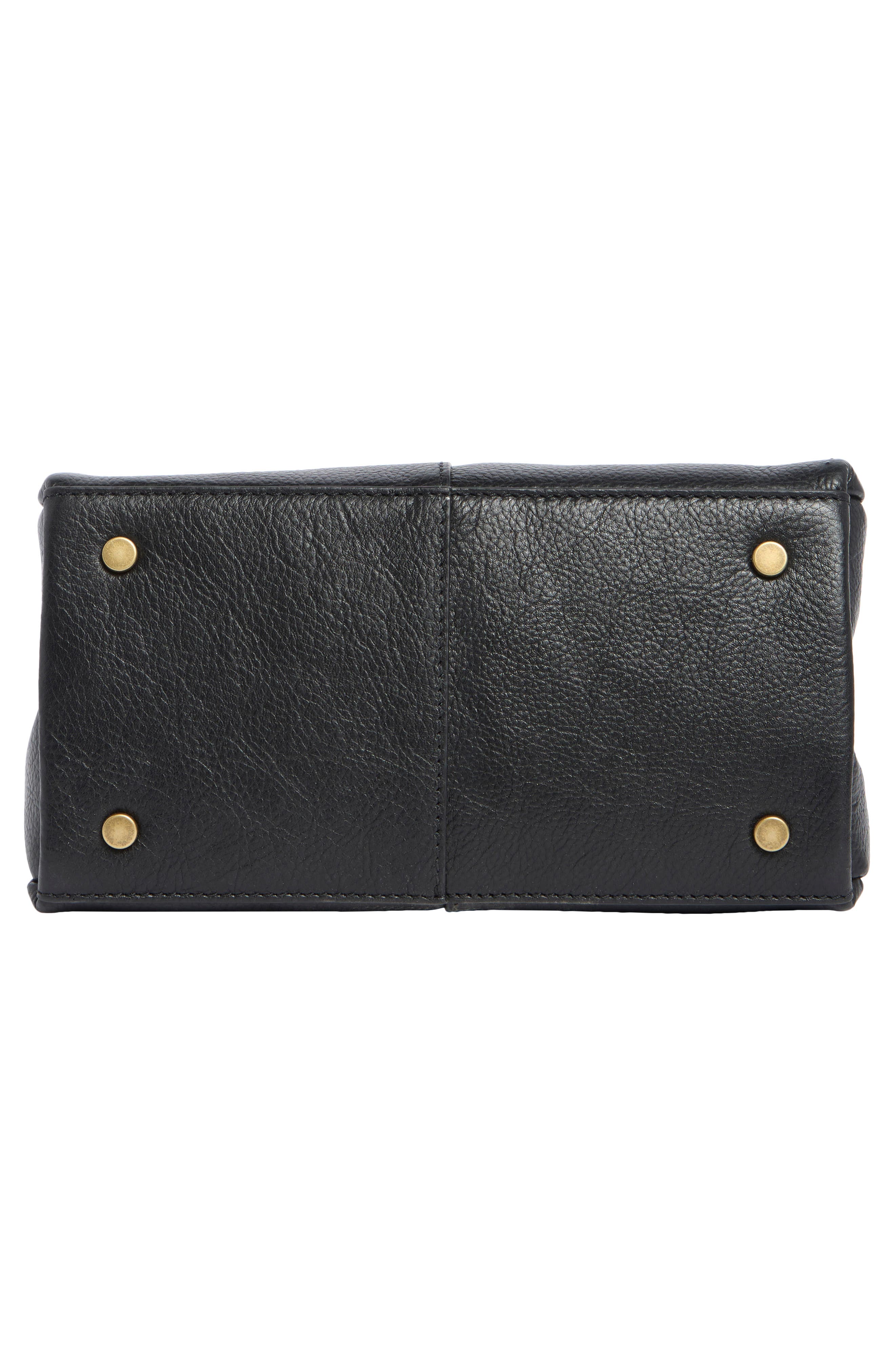 Lucky Brand Sue Leather Crossbody Shoulder Bag, Alternate, color, Black