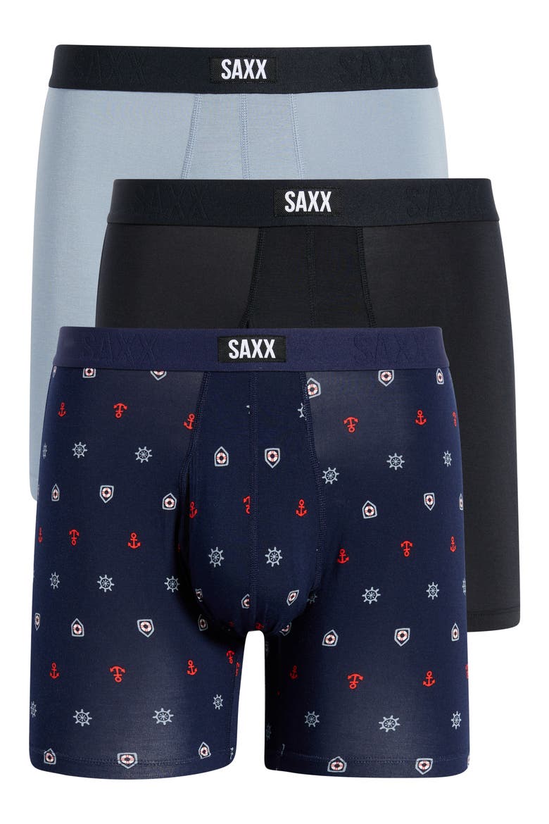 Assorted 3-Pack Vibe Xtra Super Soft Boxer Briefs, Main, color, AHOY MATEY/ TWNDS/ BLACK