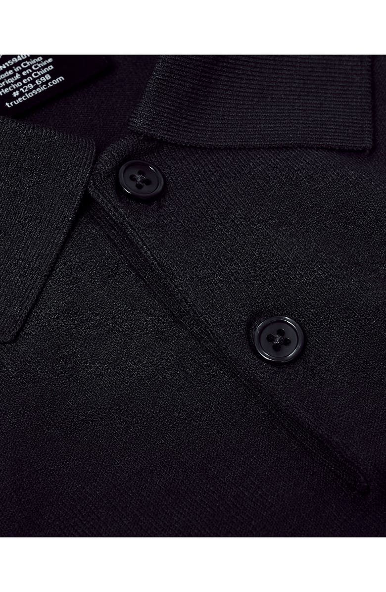 True Classic Sweater Polo, Alternate, color, Black