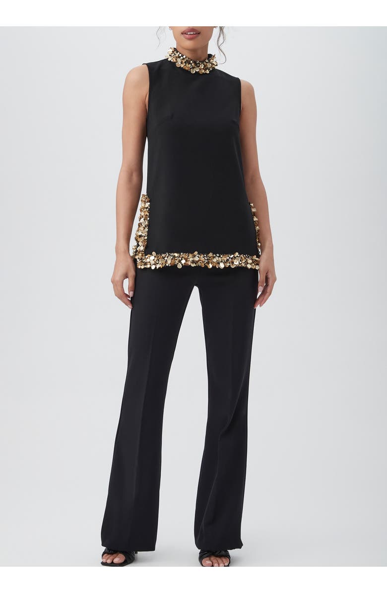 Trina Turk Wonderous 2 Top, Alternate, color, Black