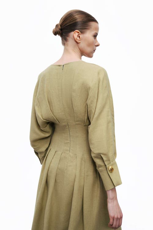 Shop Nocturne Pleated Midi Dress