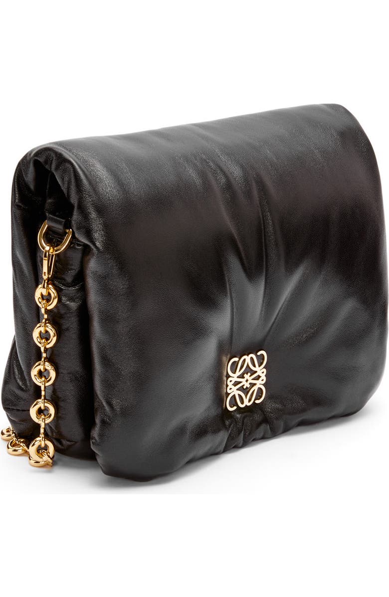 Loewe Goya Lambskin Leather Puffer Bag, Alternate, color,