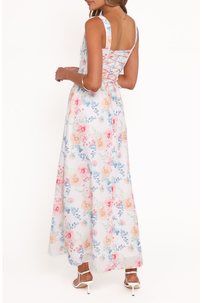 Jaxon Fit & Flare Maxi Dress, Alternate, color, FLORAL