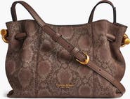 Donna Karan New York Cashmere Python Suede Crossbody