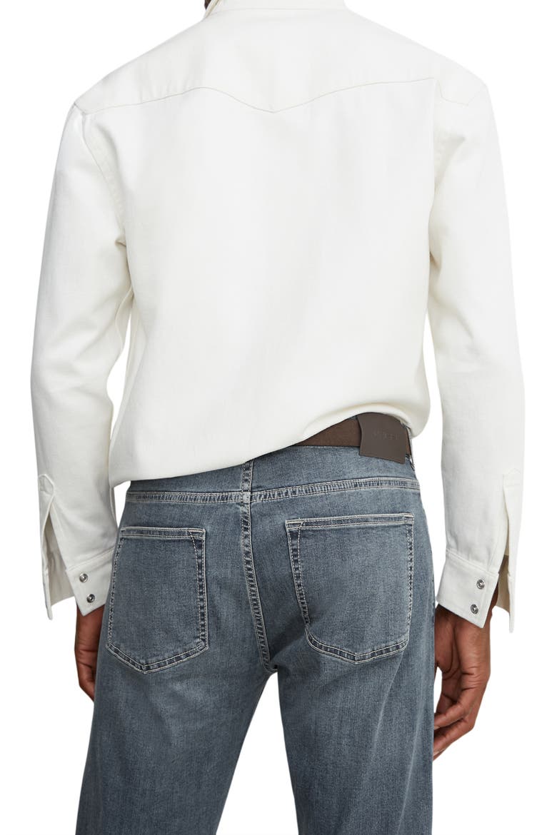 Maddison Slim Straight Leg Jeans, Alternate, color, WASHED INDIGO G