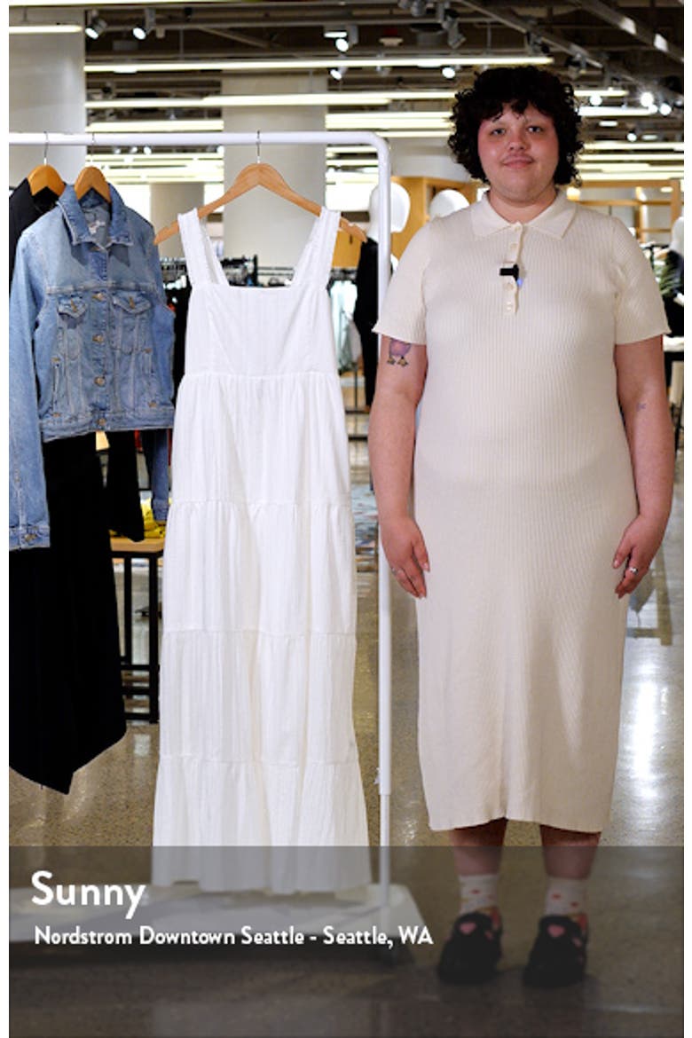 Ginseng Tiered Cotton Maxi Sundress video
