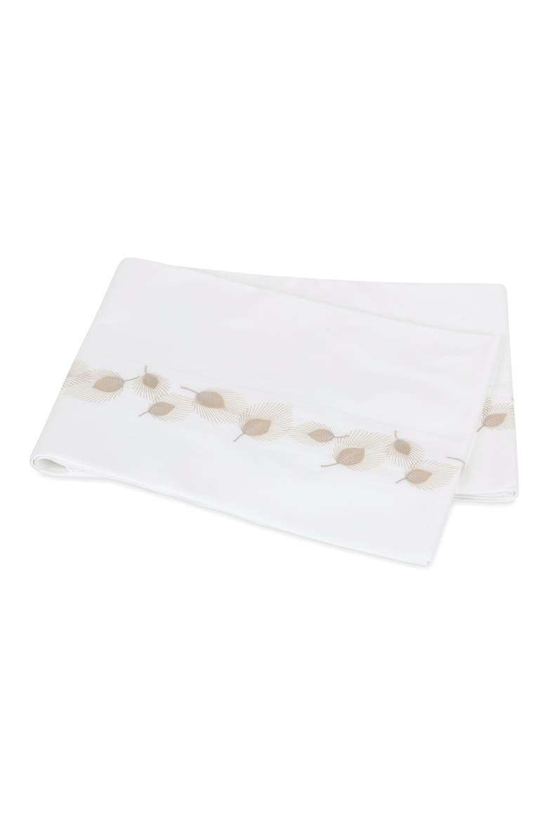 Feather Flat Sheet, Main, color, CHAMPAGNE