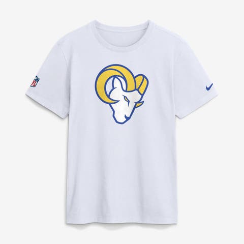 Men's Nike White Los Angeles Rams Fearsome White Sideline Final Sprint Dri-FIT T-Shirt
