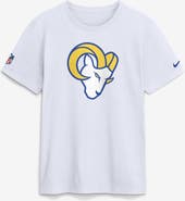 Nike Men's Nike White Los Angeles Rams Fearsome White Sideline Final Sprint Dri-FIT T-Shirt