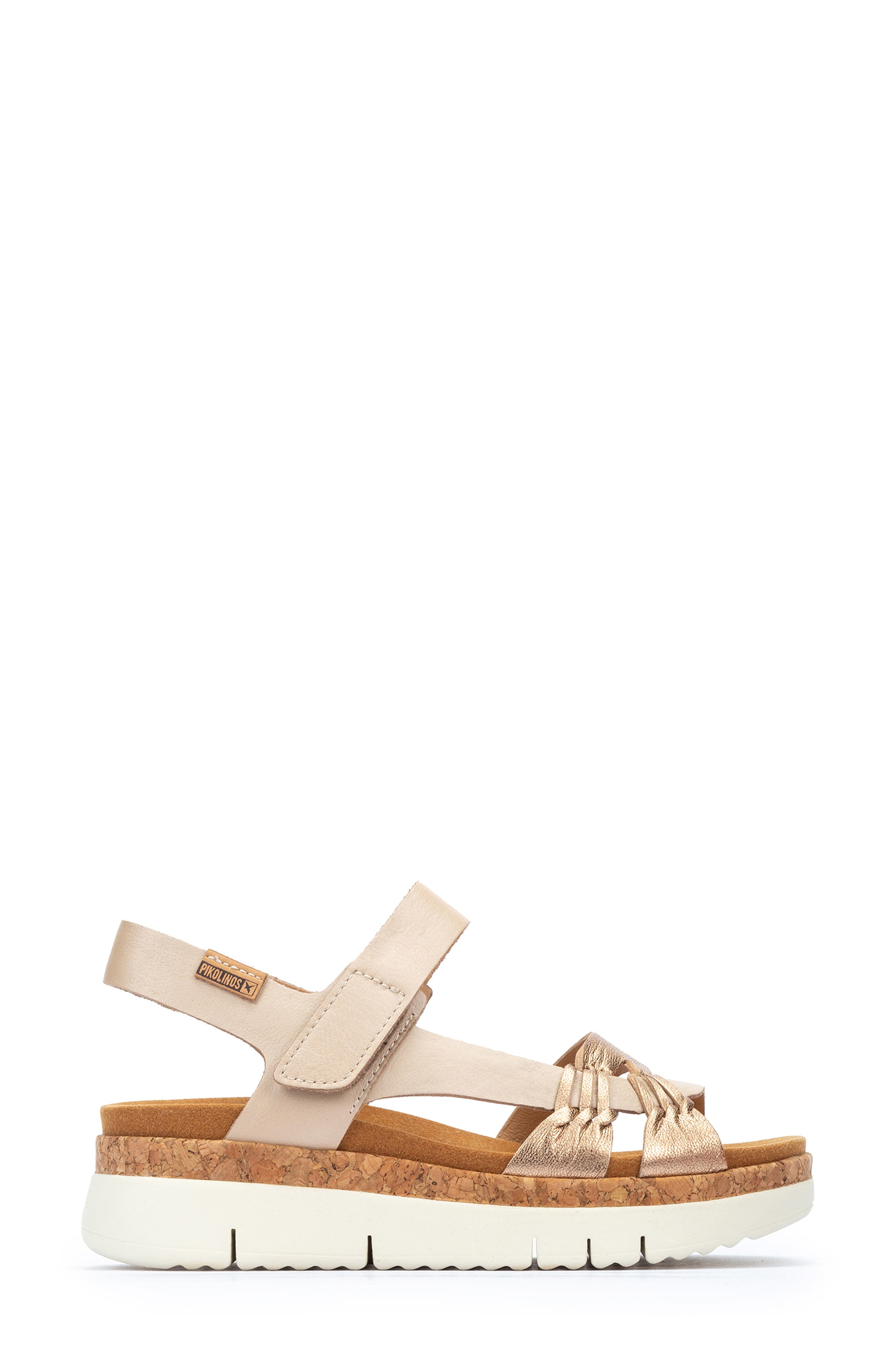 PIKOLINOS Palma Wedge Sandal, Alternate, color, Champagne