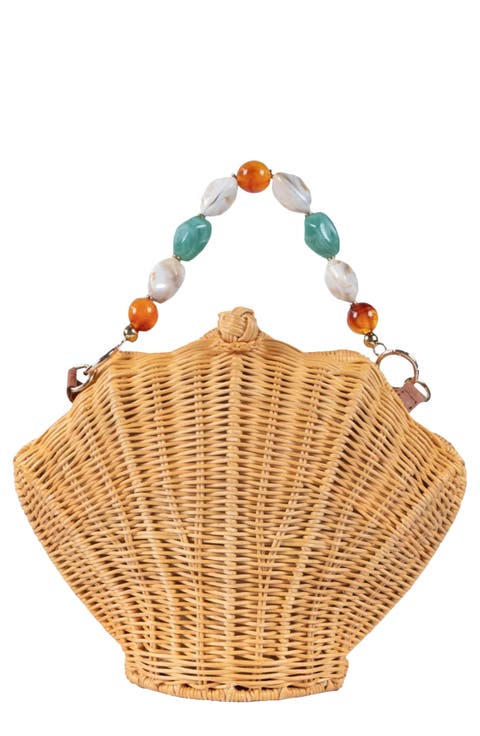Shellie Shell Basket Bag