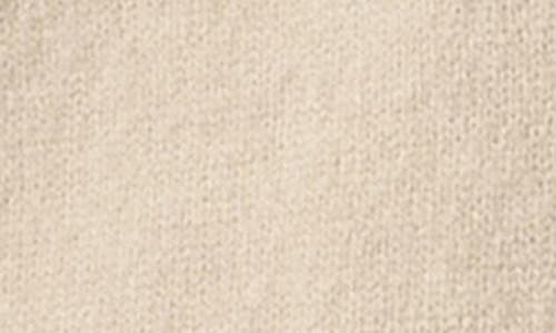 English Factory Floral Appliqué Bow Sweater In Neutral