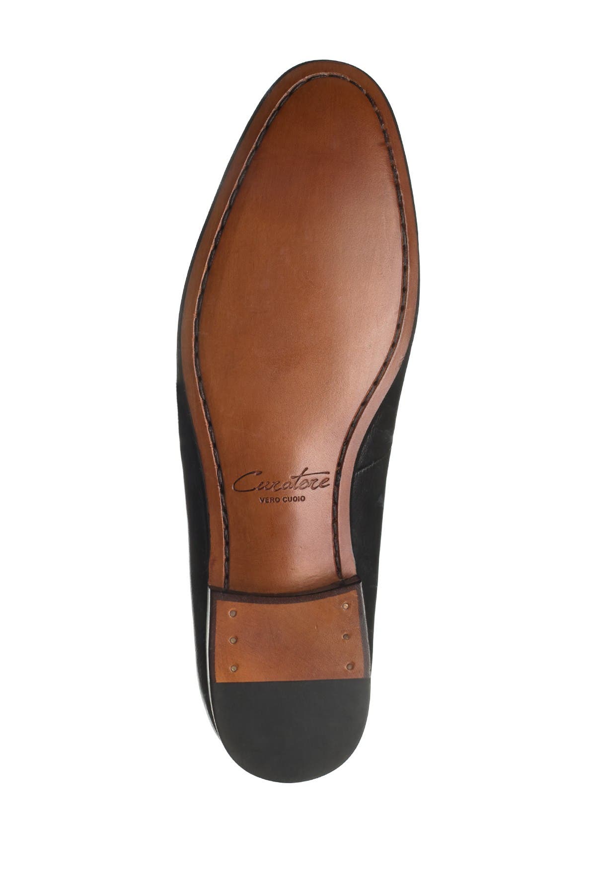 CURATORE Brucato Bit Leather Loafer, Alternate, color, 