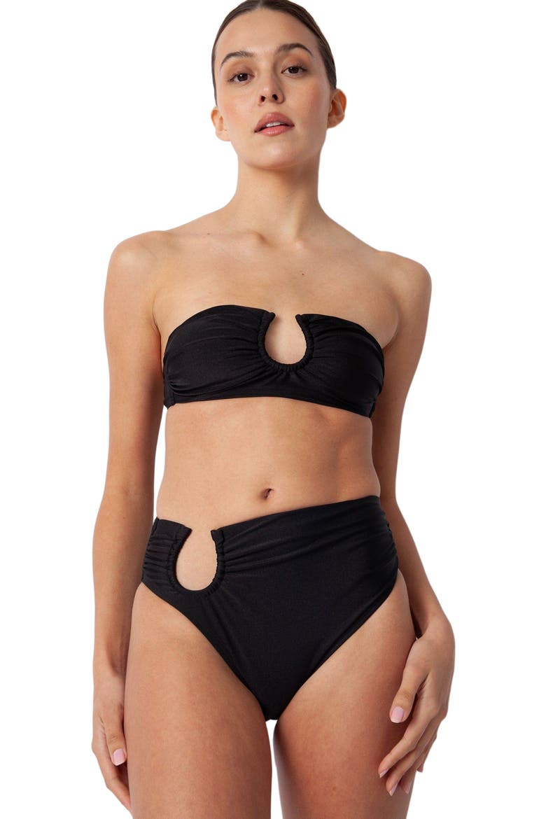 Sofia Bikini Swim Bottoms, Alternate, color, Black