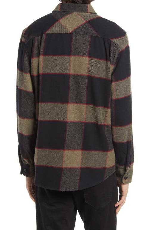 Brixton Bowery Slim Fit Plaid Flannel Button-up Shirt In Multi