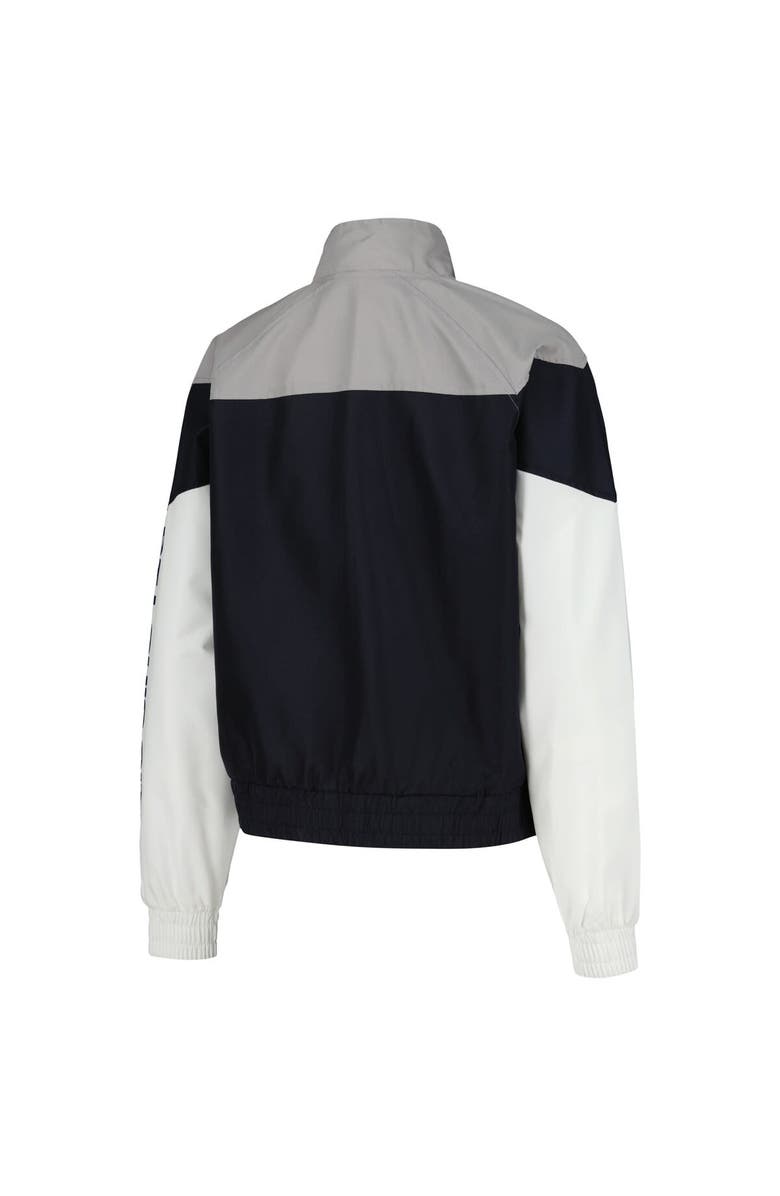 5TH AND OCEAN BY NEW ERA Women's 5th & Ocean by New Era Navy St. Louis City SC Cropped Full-Zip Windbreaker Jacket, Alternate, color, Navy