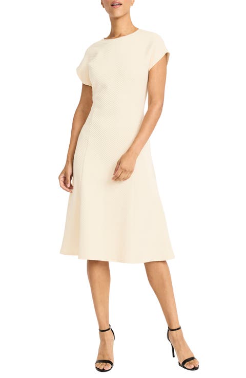 Cap Sleeve A-Line Dress