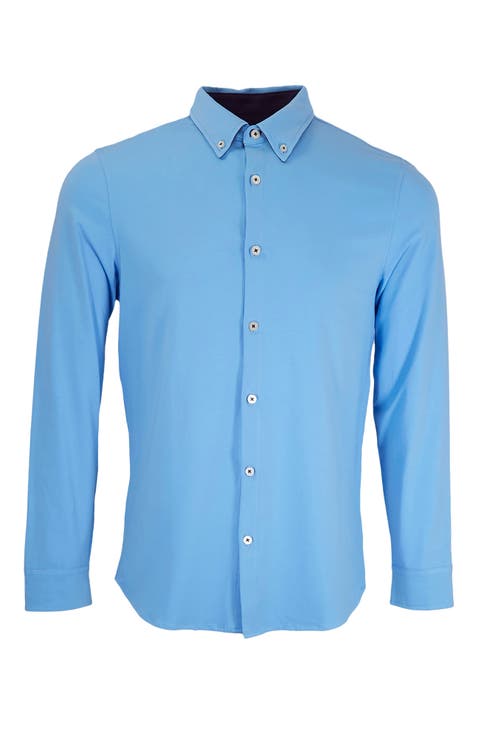 Sawyer Knit Button-Up Shirt