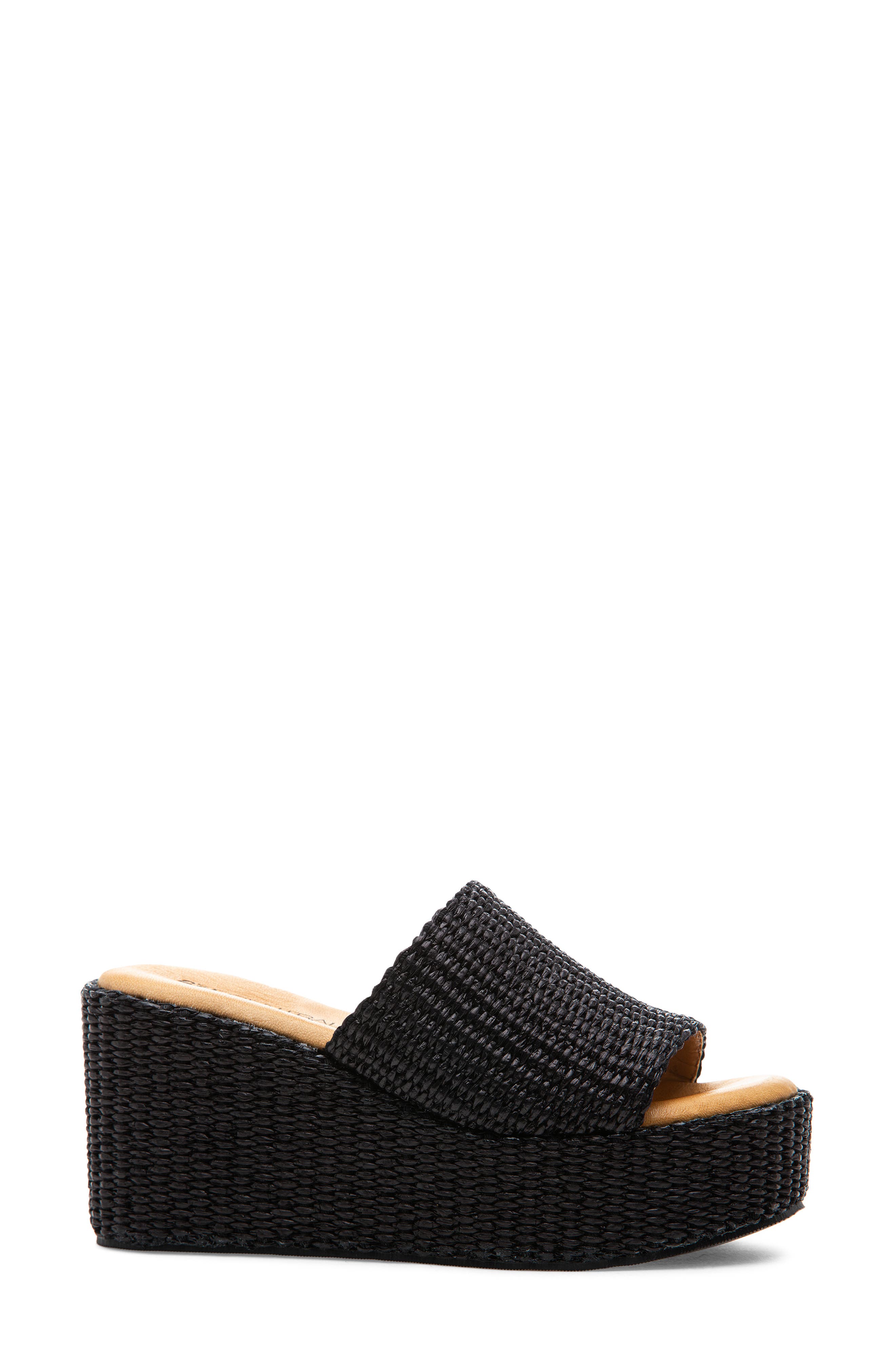 275 Central Sienna Platform Slide Sandal, Alternate, color, Black