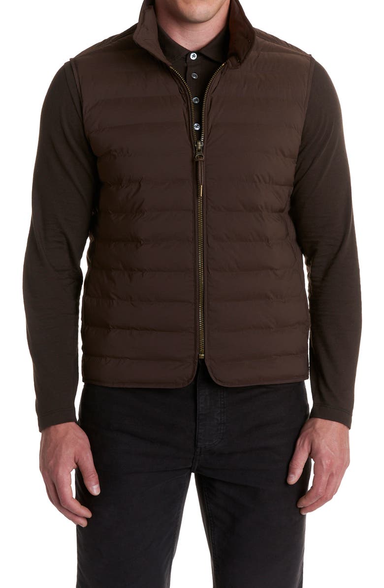 Billy Reid Baffle Water Resistant Insulated Vest, Main, color, 