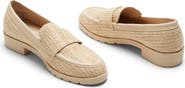 Kenneth Cole Reaction Fern Raffia Penny Loafer